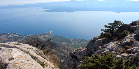View from the top of the island Brac