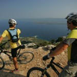 Biking from Vidova gora